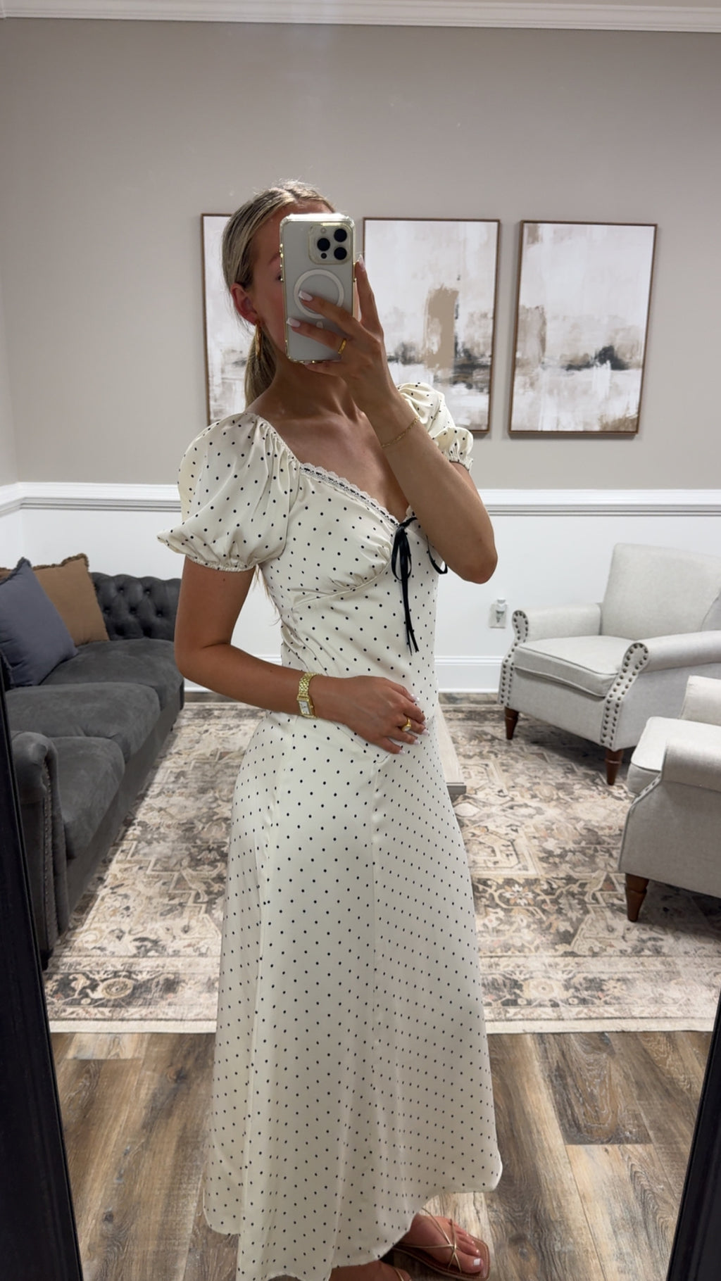Charlotte Dot Dress