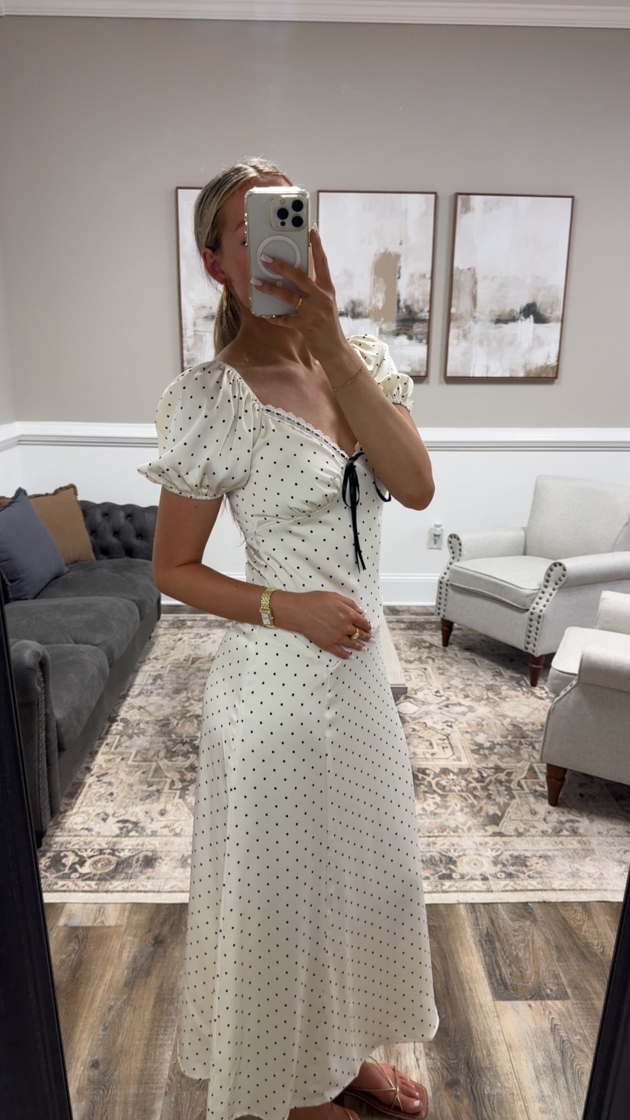 Charlotte Dot Dress