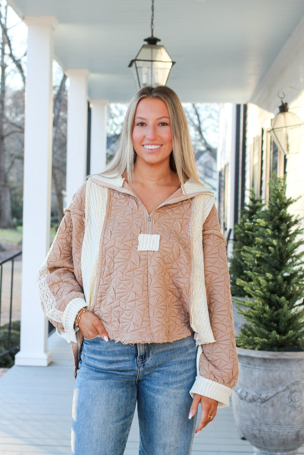 Aspen Quilted Quarter Zip