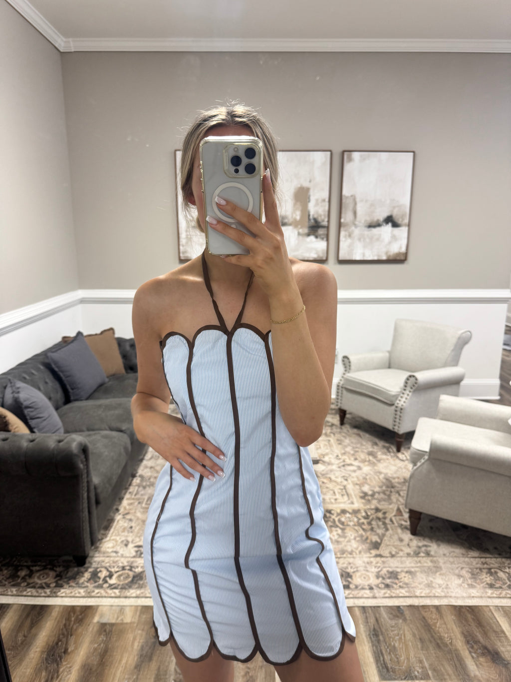 Cape Cod Scallop Dress