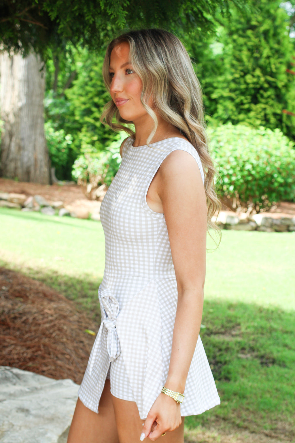 Gingham & Go Athletic Dress