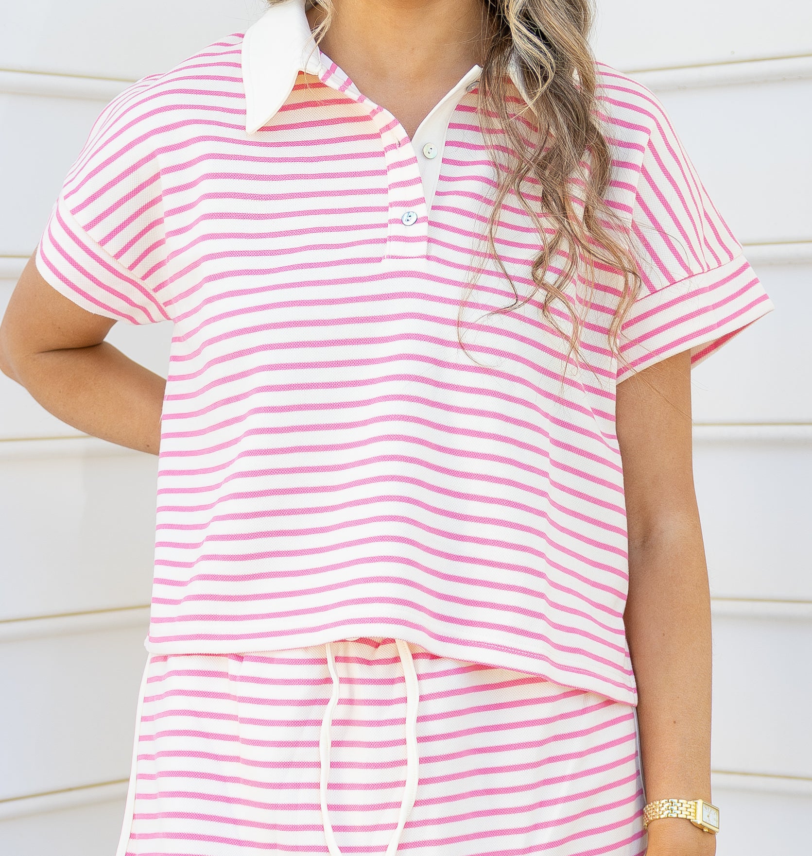 Strawberry Stripe Set