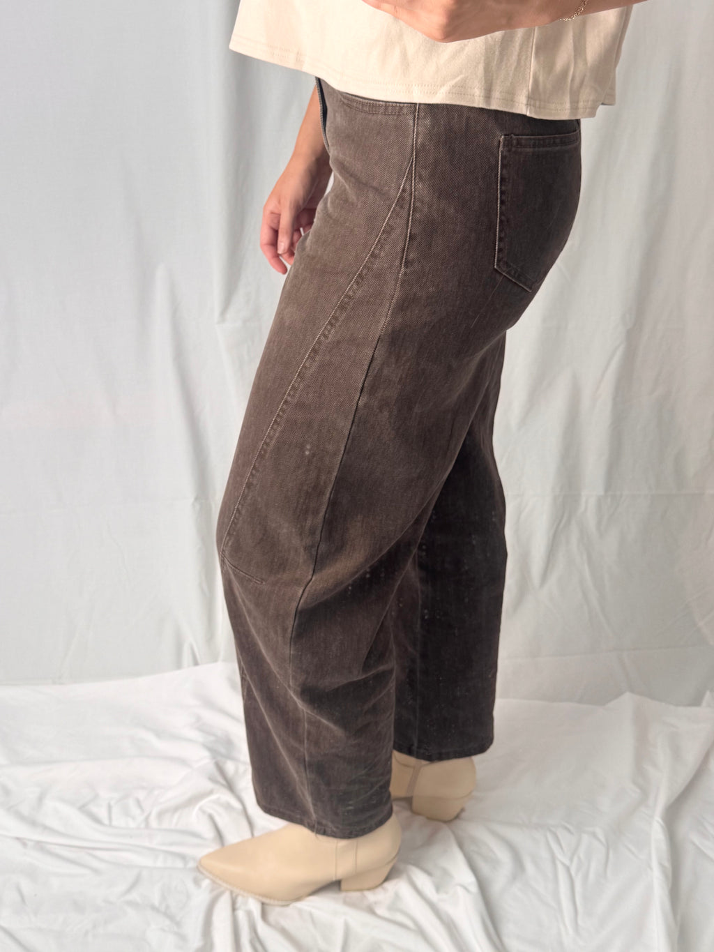 Espresso Barrel Jean