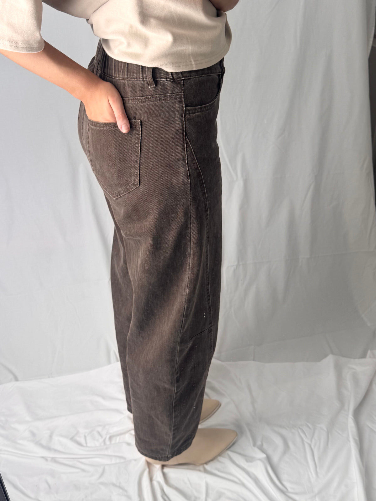 Espresso Barrel Jean