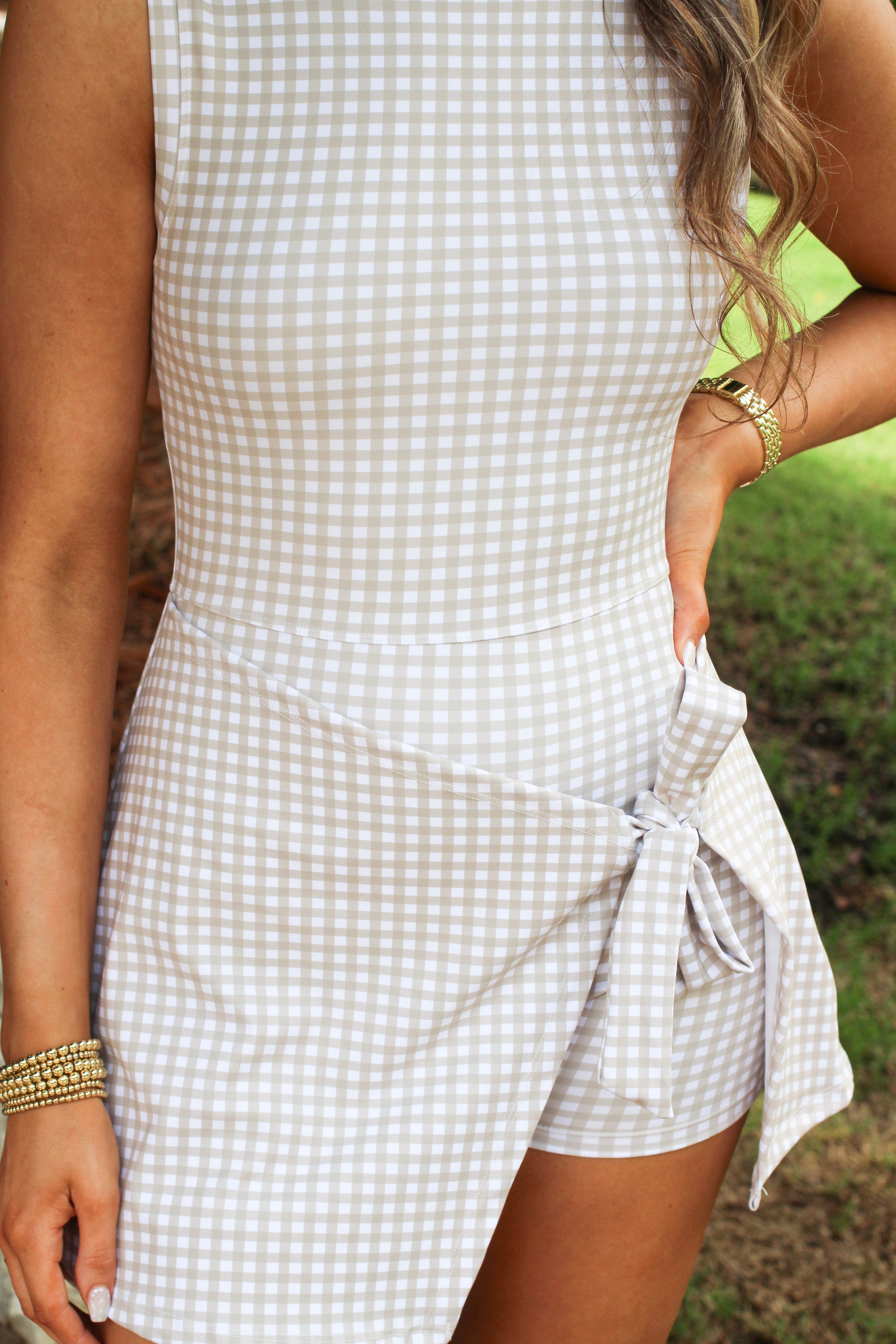 Gingham & Go Athletic Dress