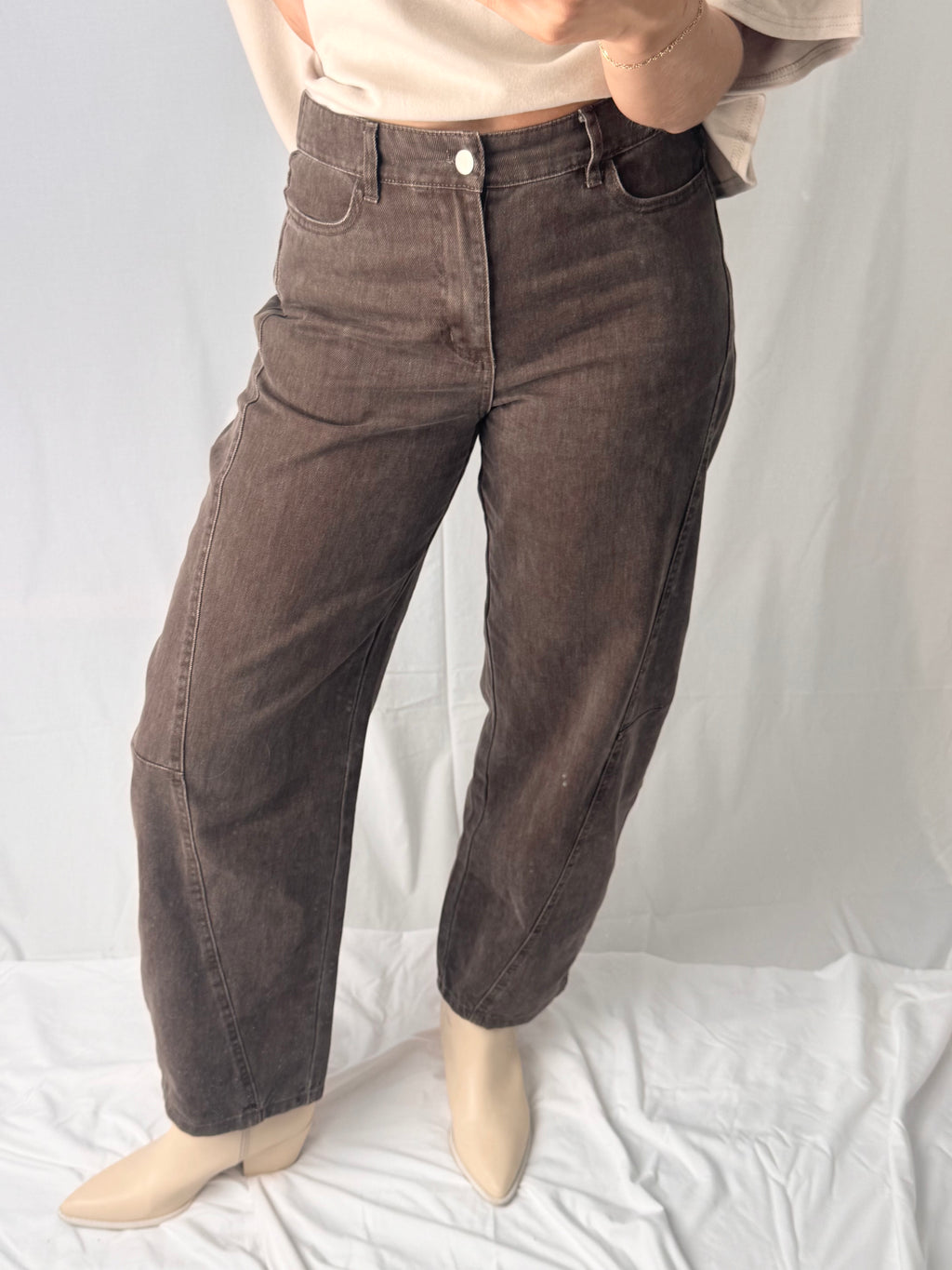 Espresso Barrel Jean