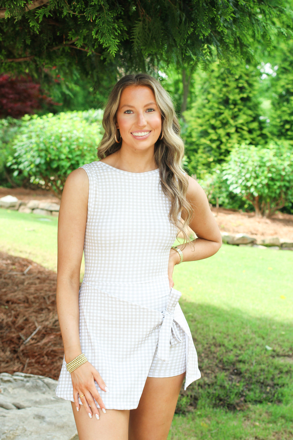 Gingham & Go Athletic Dress