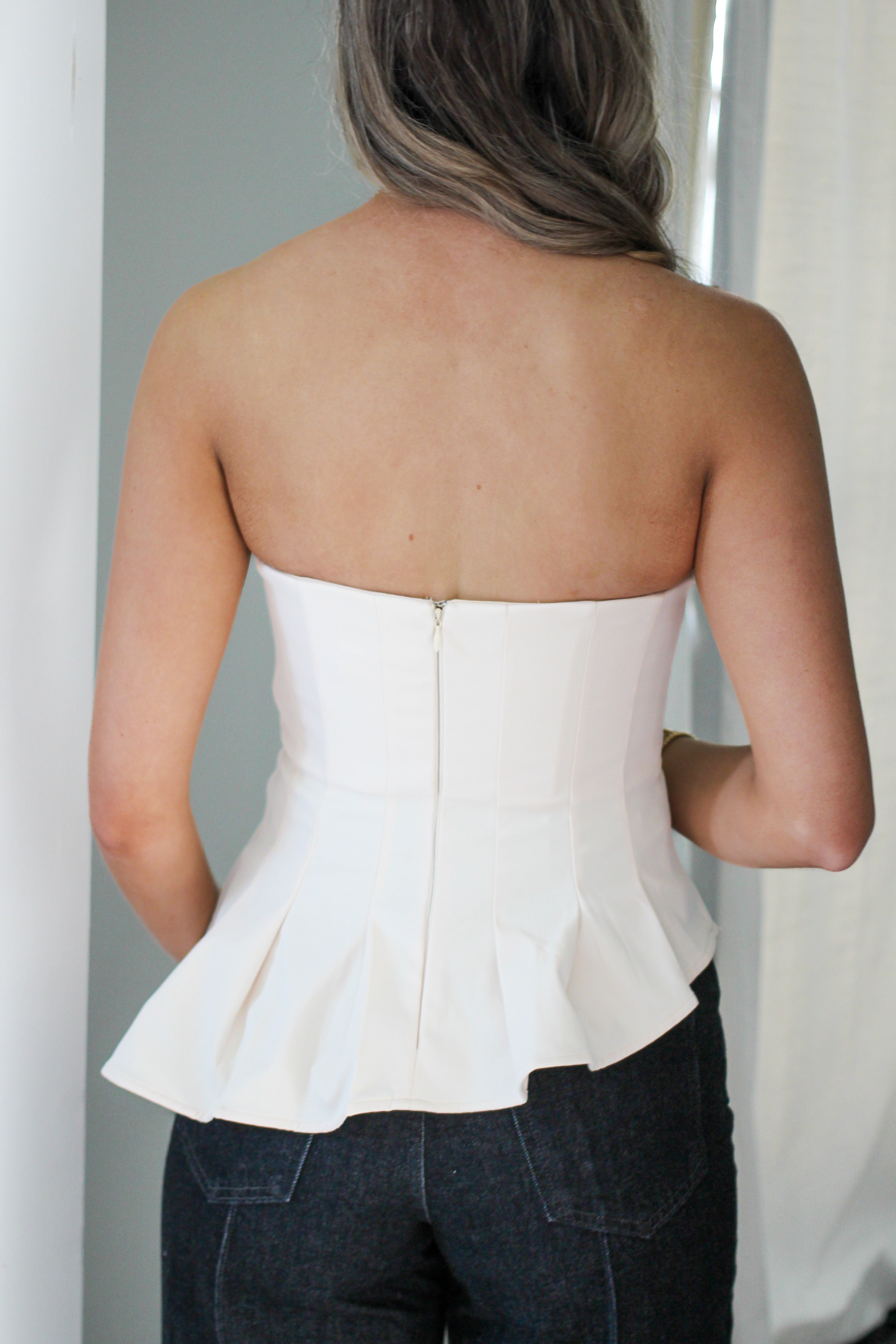 Buttercream Ruffle Top
