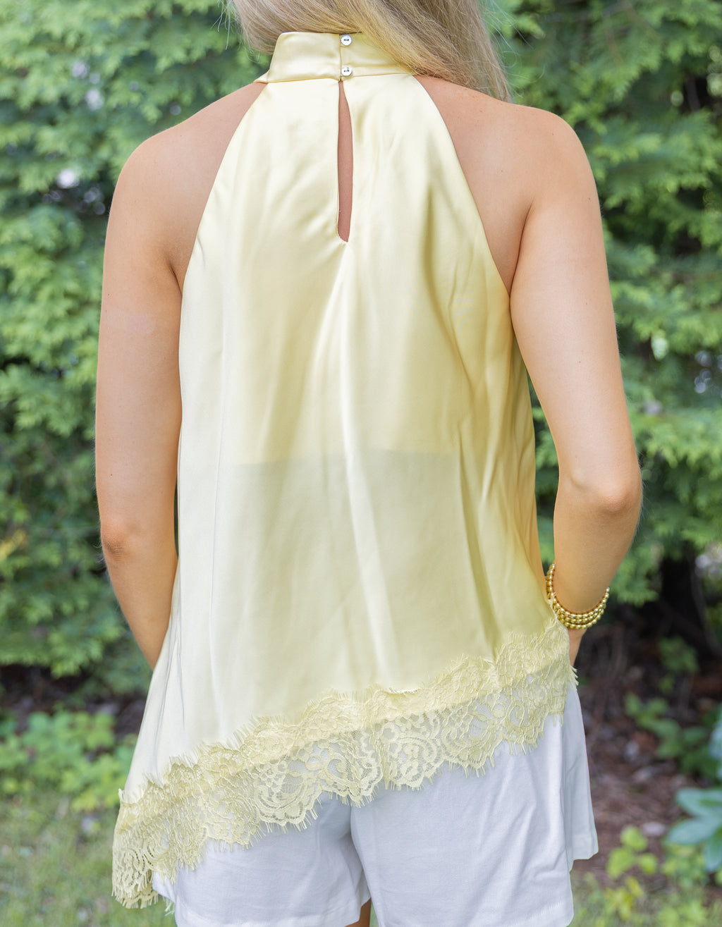 Sunlit Lace Halter