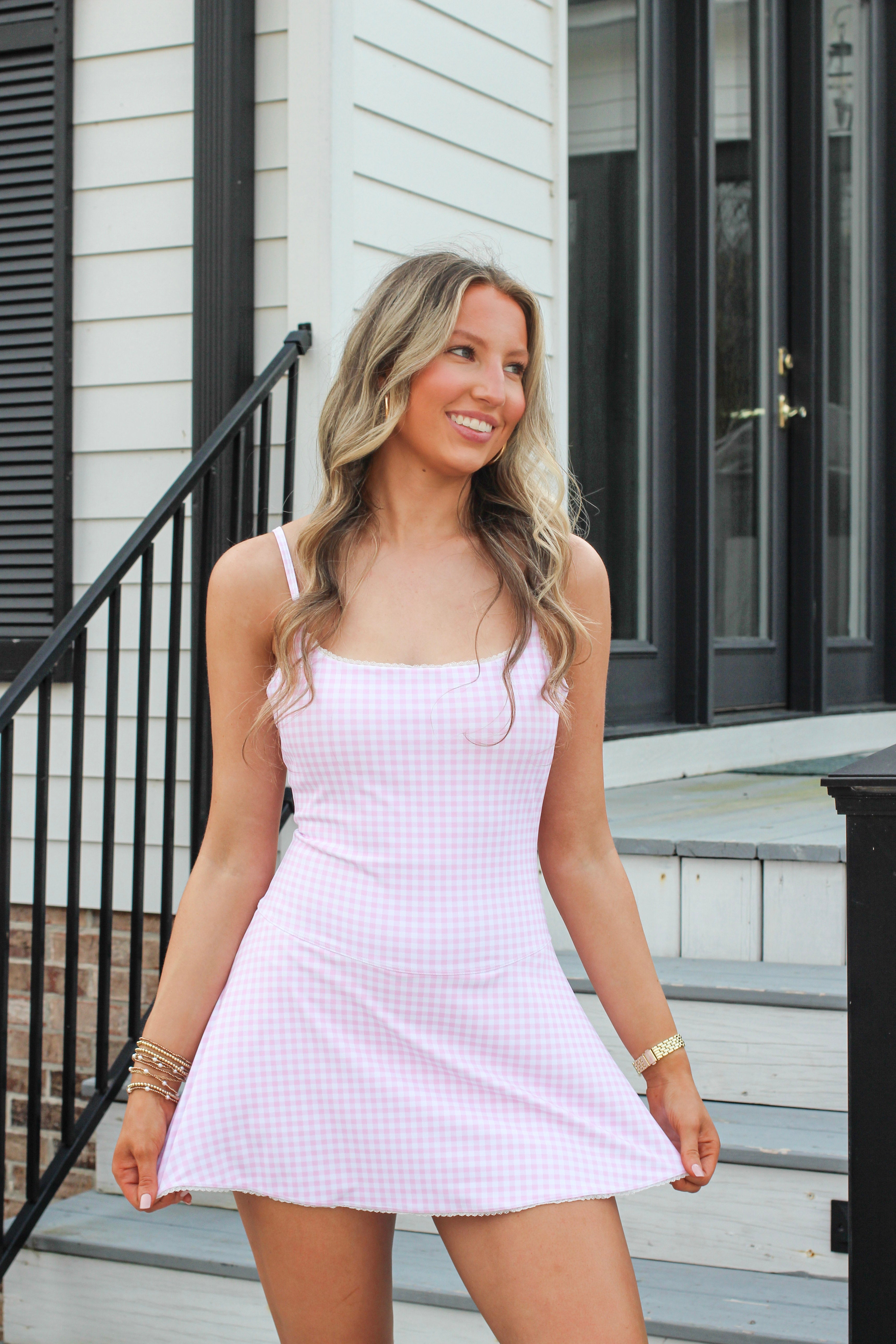 Checkmate Active Dress - Pink