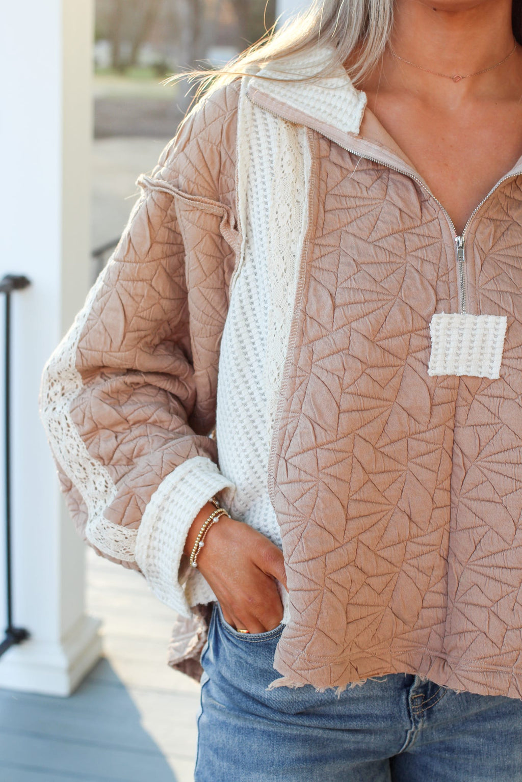 Aspen Quilted Quarter Zip