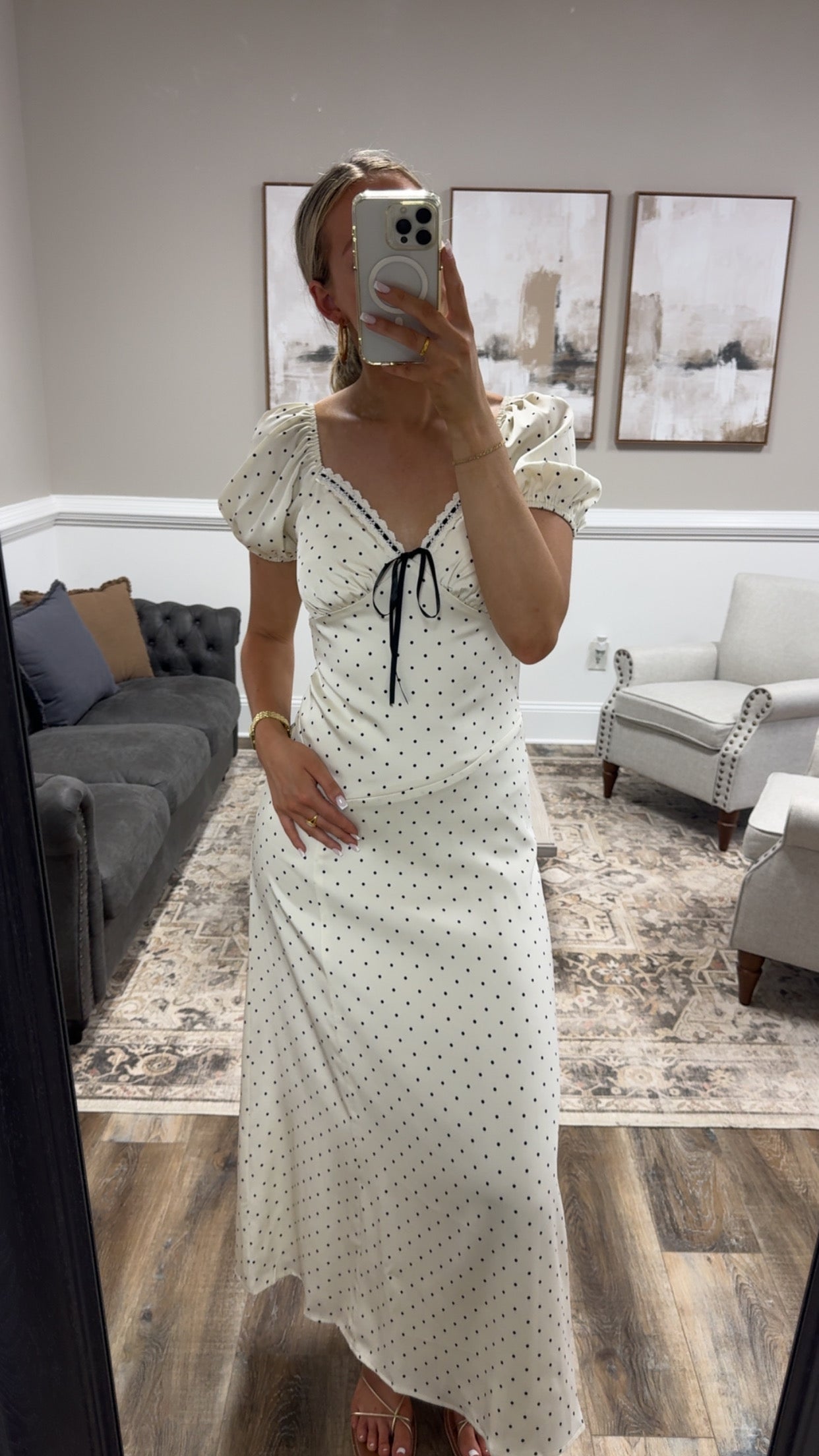 Charlotte Dot Dress