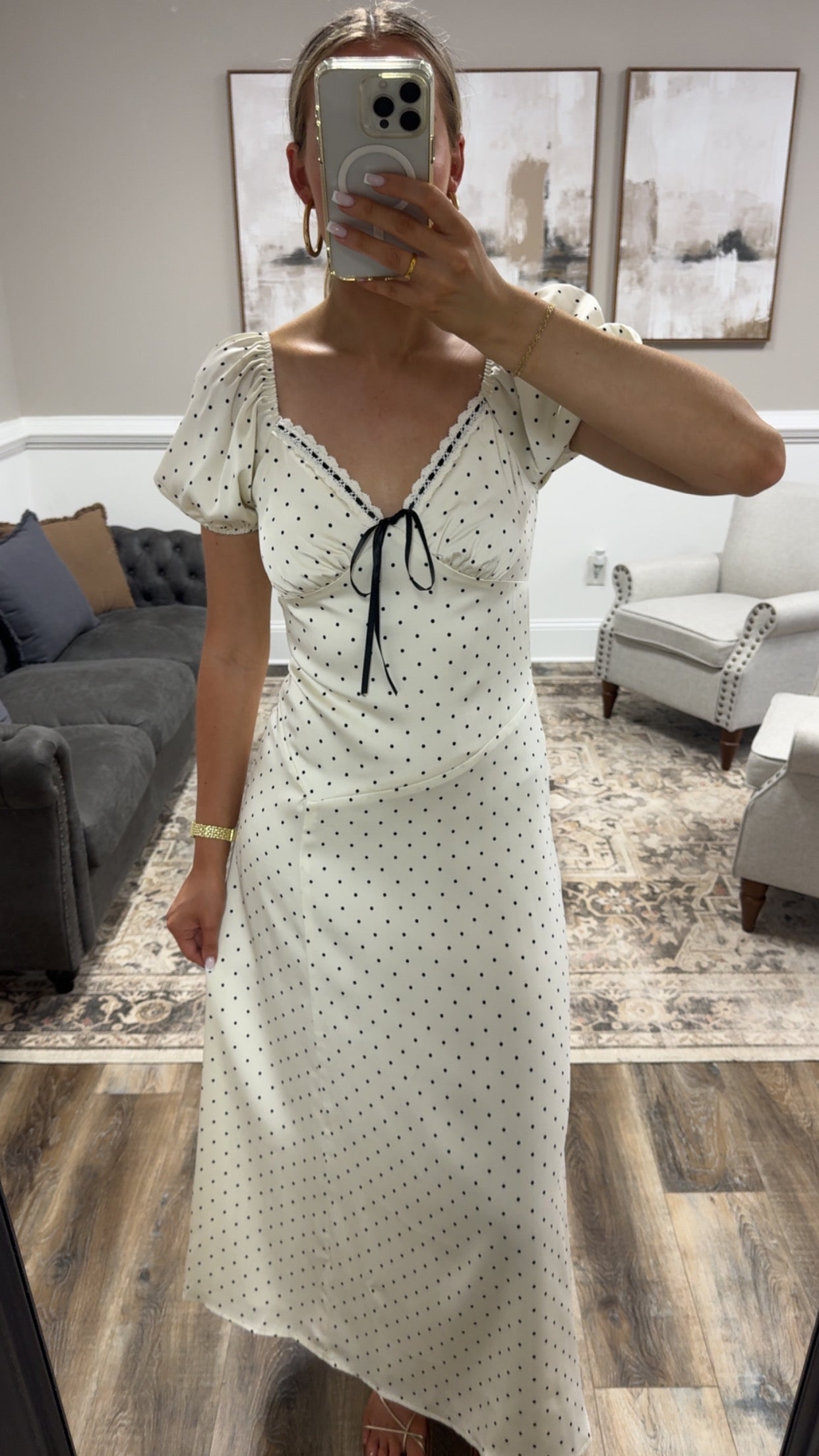 Charlotte Dot Dress