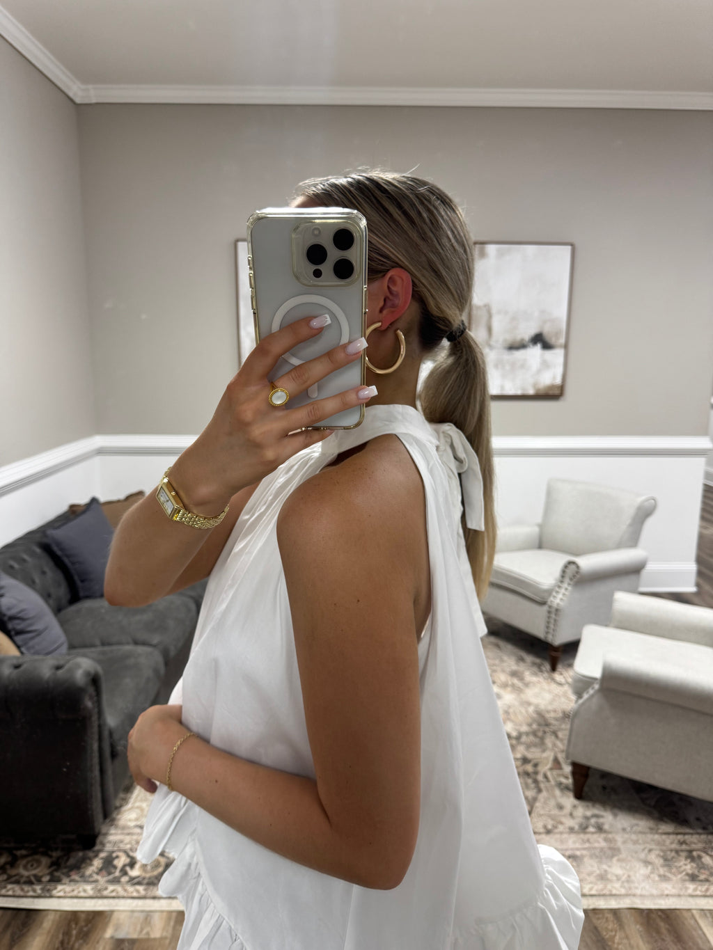 Magnolia Ruffle Top