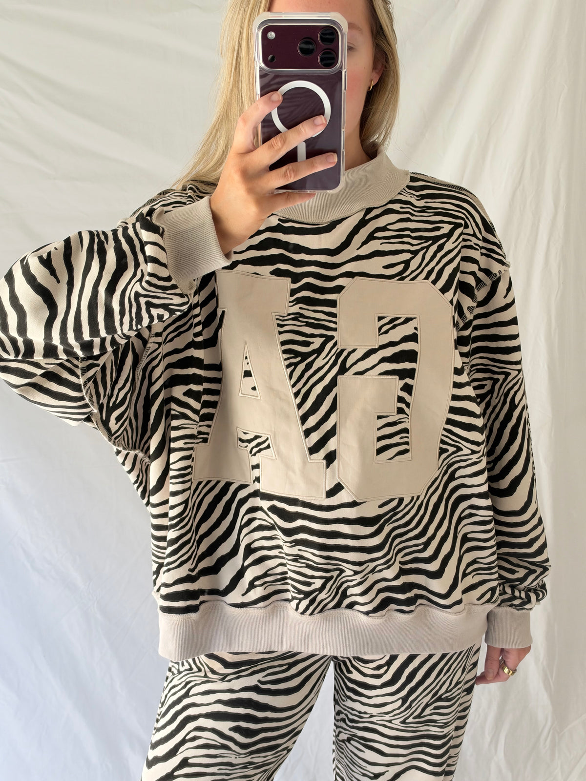 Zebra Mockneck